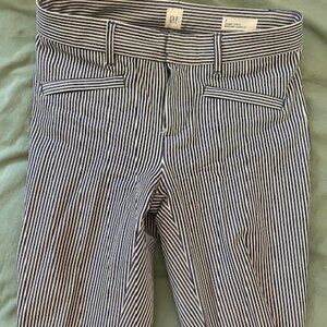 Gap Fitted Women's Striped Dress Pants (size 0/small)